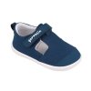 GARVALIN 252340-A089 AZUL MARINO kapcie barefoot na rzep